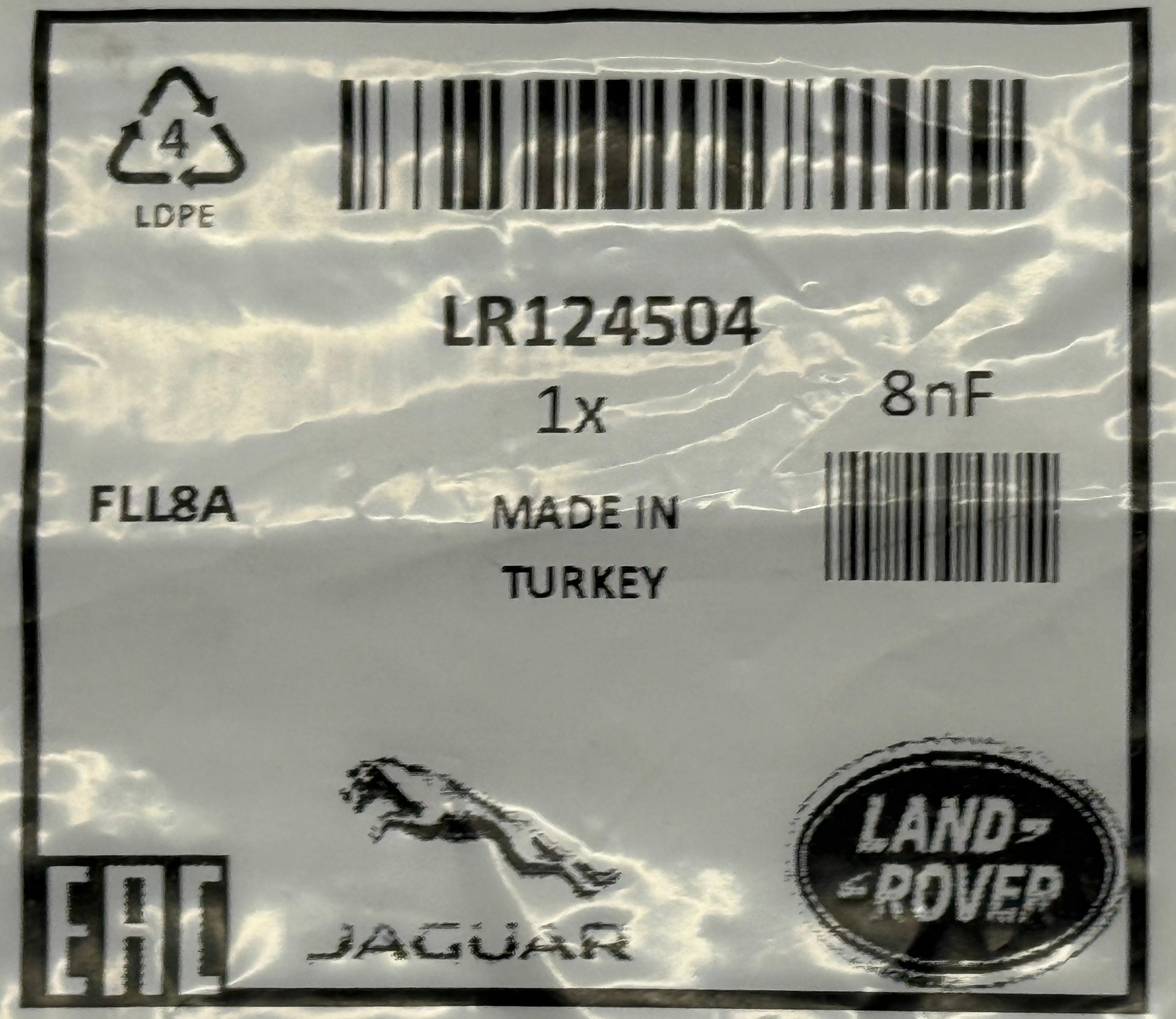Range Rover O-RING LR124504