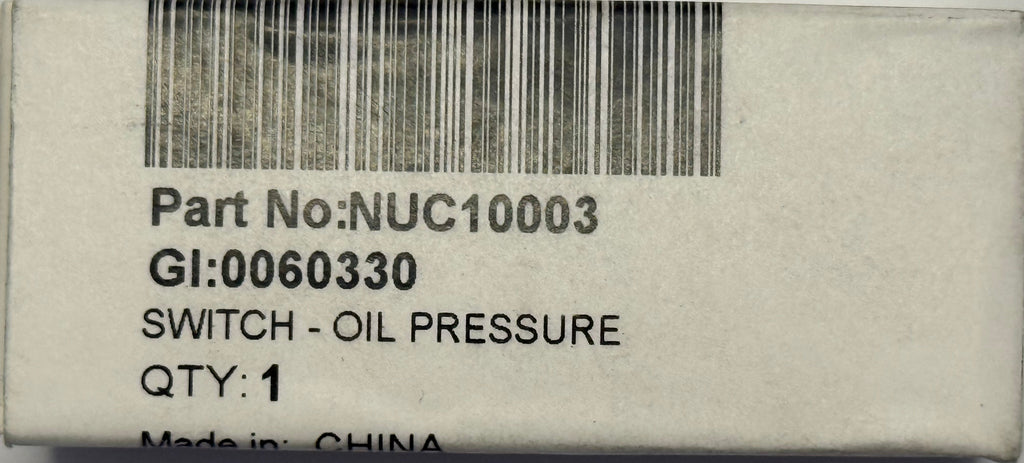 Land Rover OIL PRESSURE SWITCH NUC10003