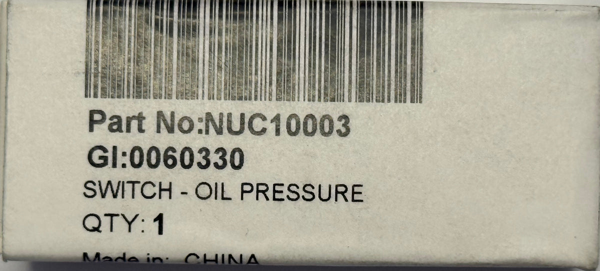 Land Rover OIL PRESSURE SWITCH NUC10003