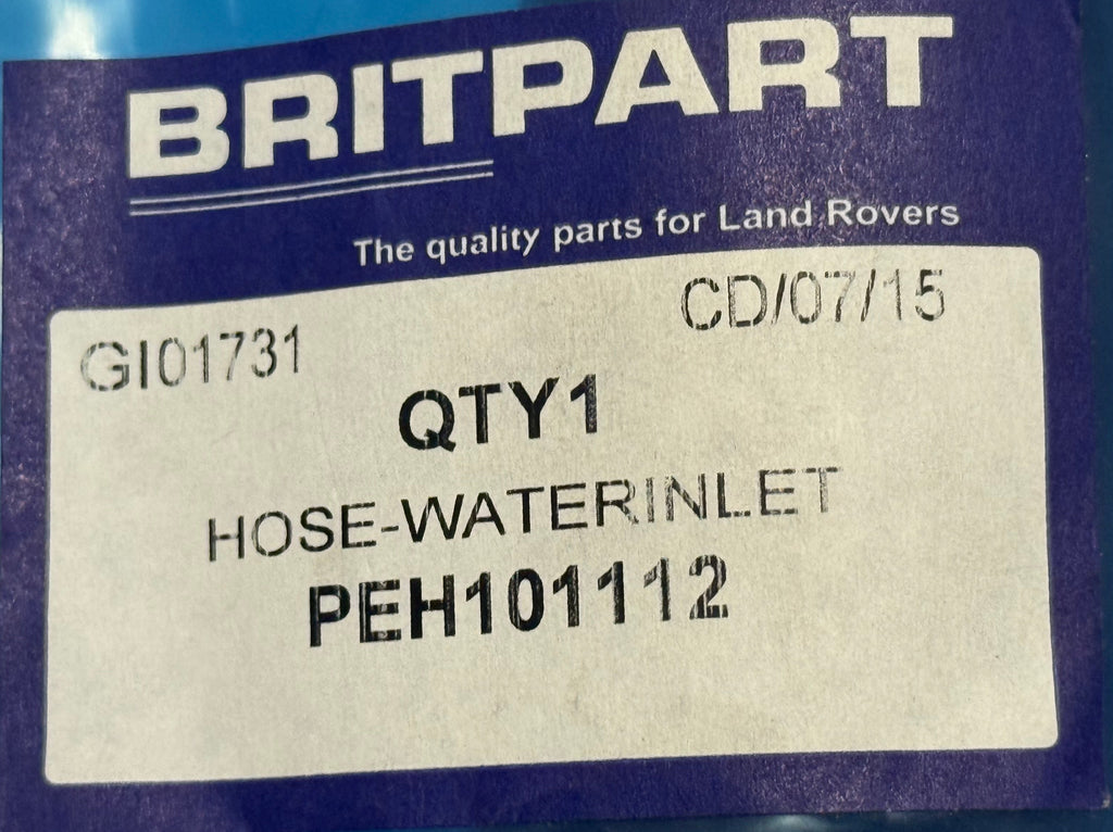 Land Rover THERMOSTAT HOSE PEH101112