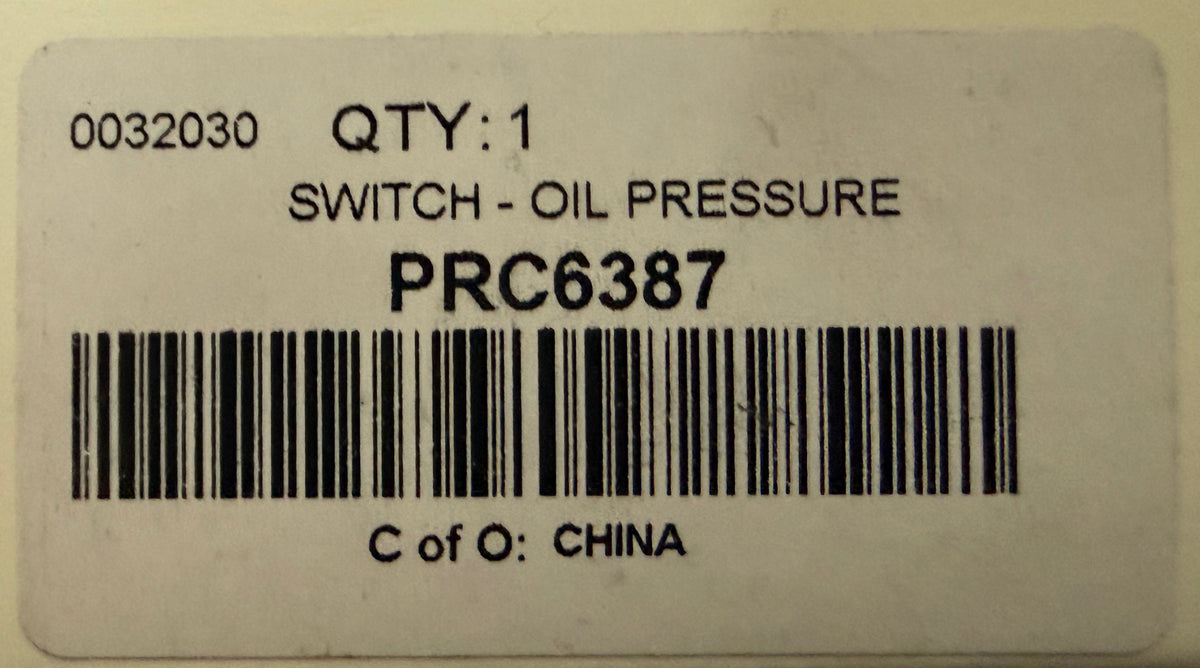 Land Rover, Range Rover OIL PRESSURE SWITCH PRC6387