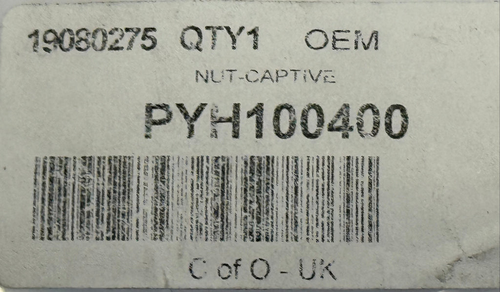 Land Rover CAPTIVE NUT PYH100400