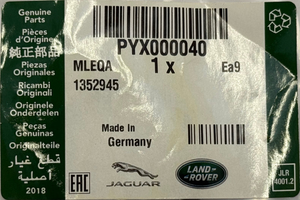 Range Rover WATER RAIL PIPE O'RING PYX000040
