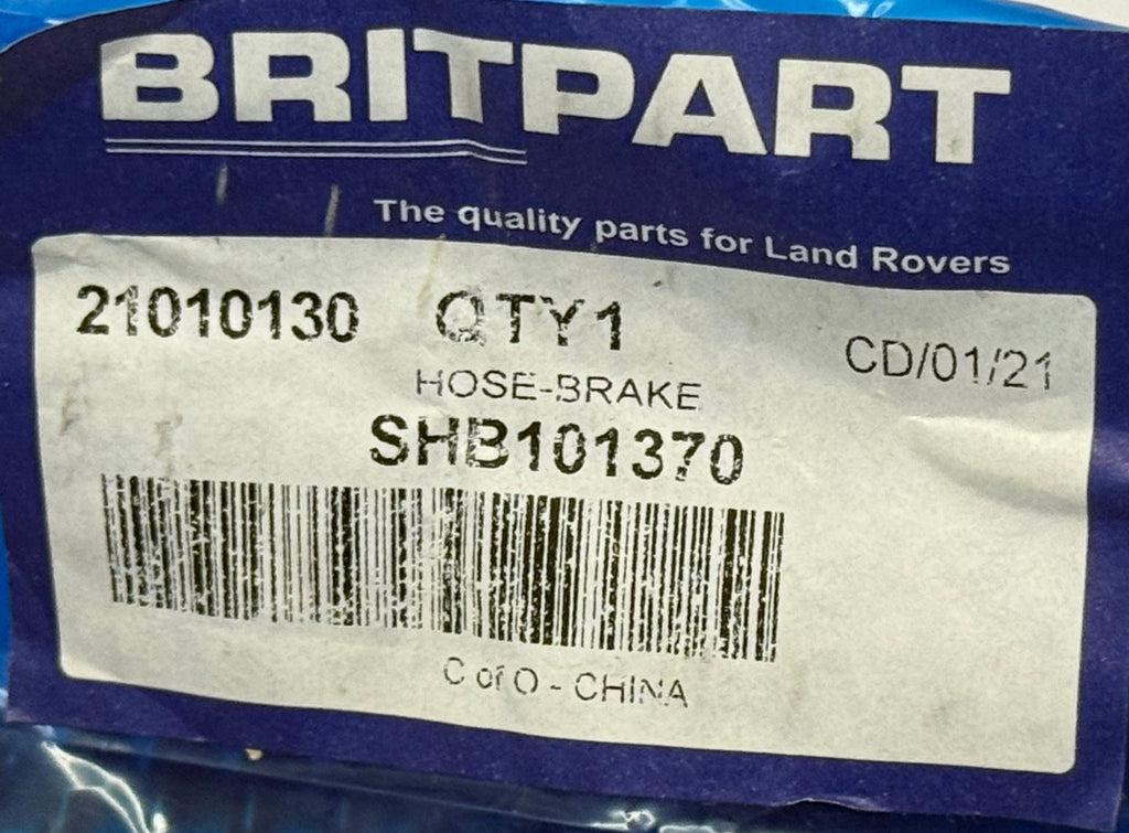 Land Rover REAR BRAKE HOSE SHB101370