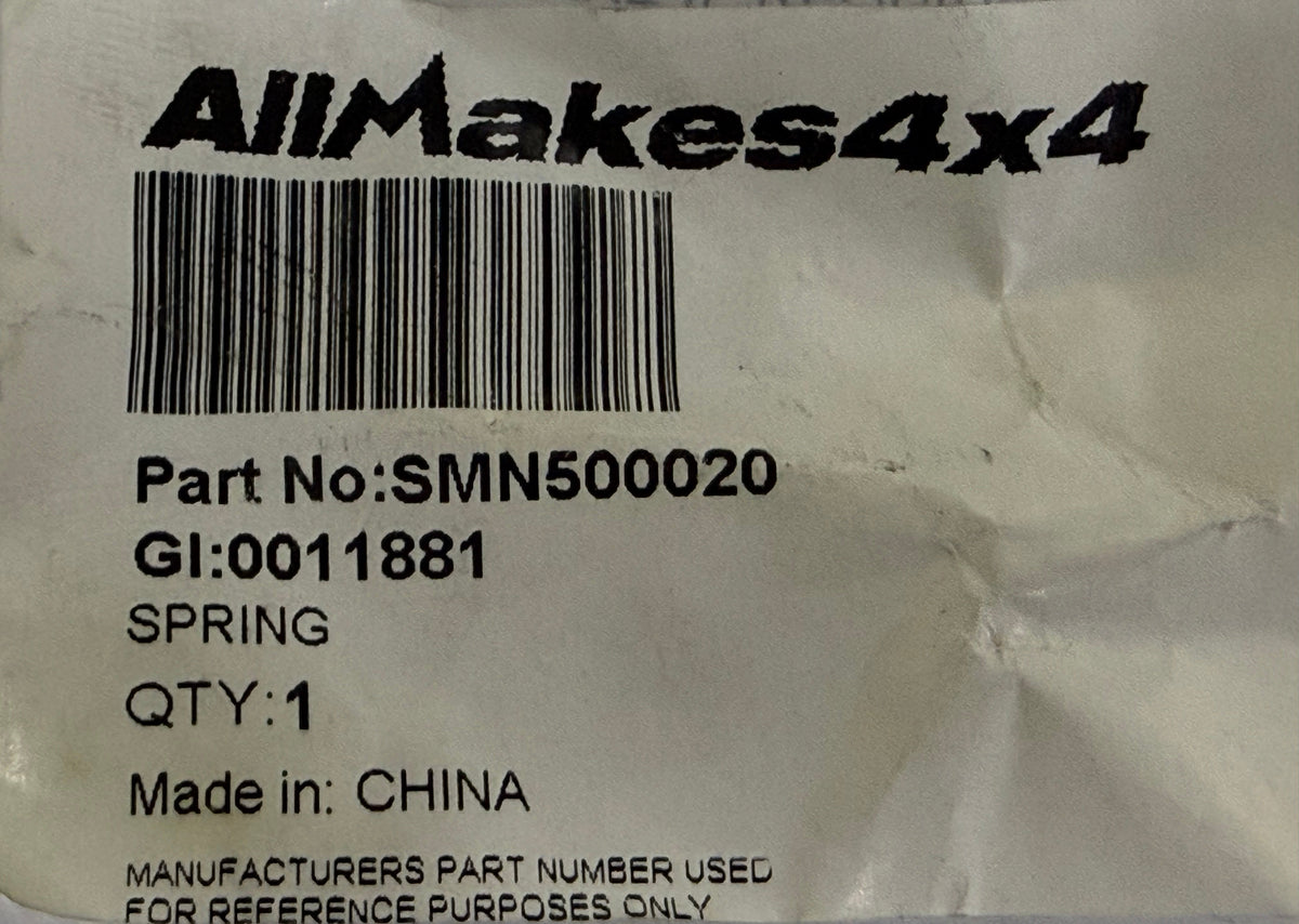 Land Rover, Range Rover PARK BRAKE SPRING KIT SMN500020