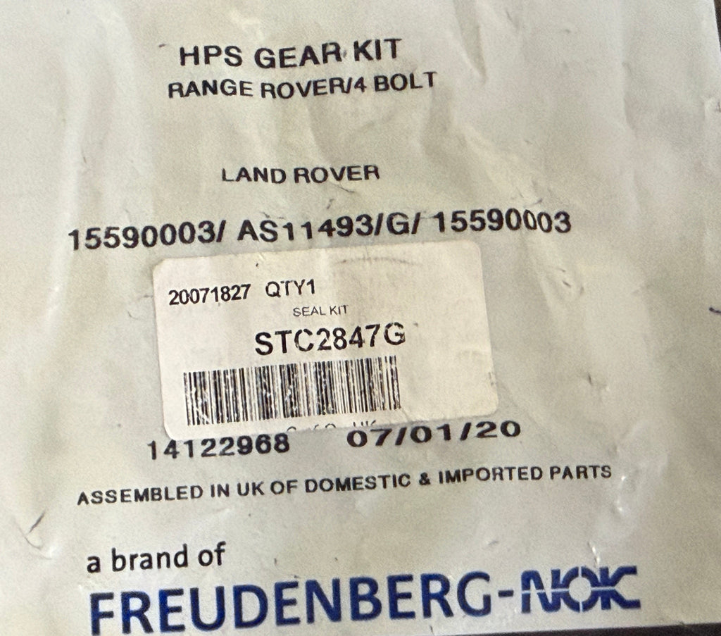Land Rover, Range Rover POWER STEERING BOX SEAL KIT STC2847
