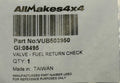 Land Rover, Range Rover NON RETURN VALVE VUB503950