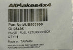 Land Rover, Range Rover NON RETURN VALVE VUB503950