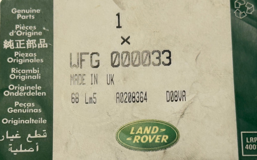 Land Rover, Range Rover FUEL TANK SENDER CLAMP WFG000033