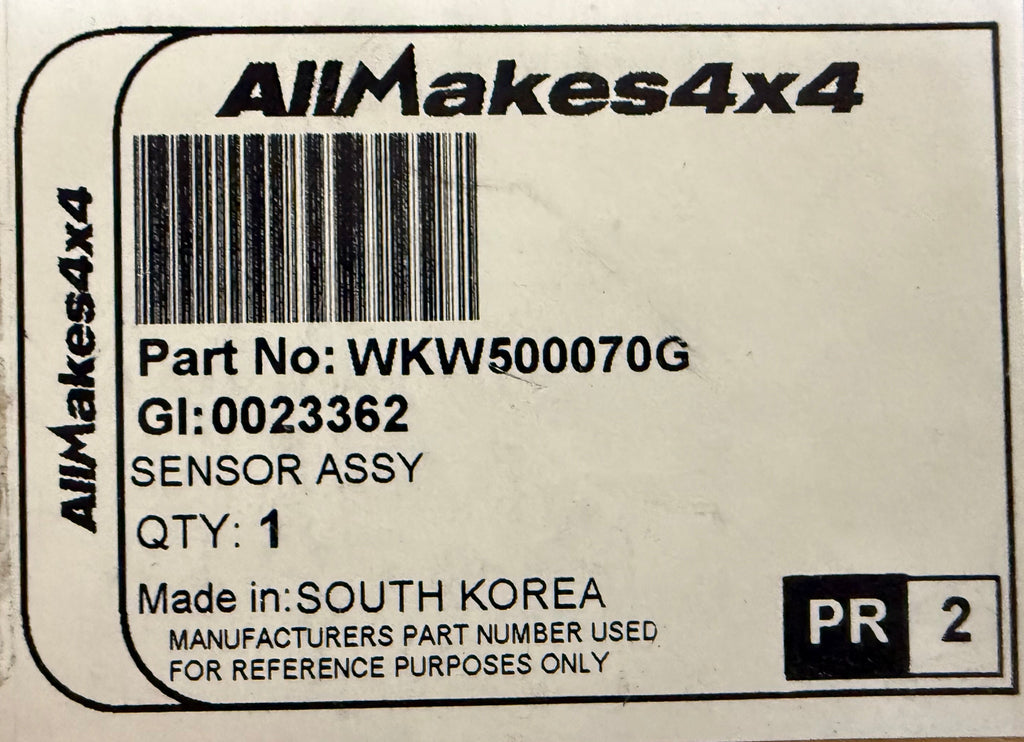 Land Rover WATER SENSOR WKW500070