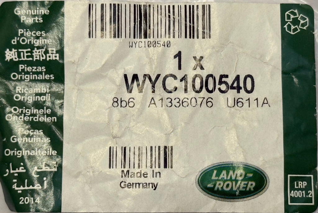 Land Rover, Range Rover AIR CLEANER CLIP WYC100540
