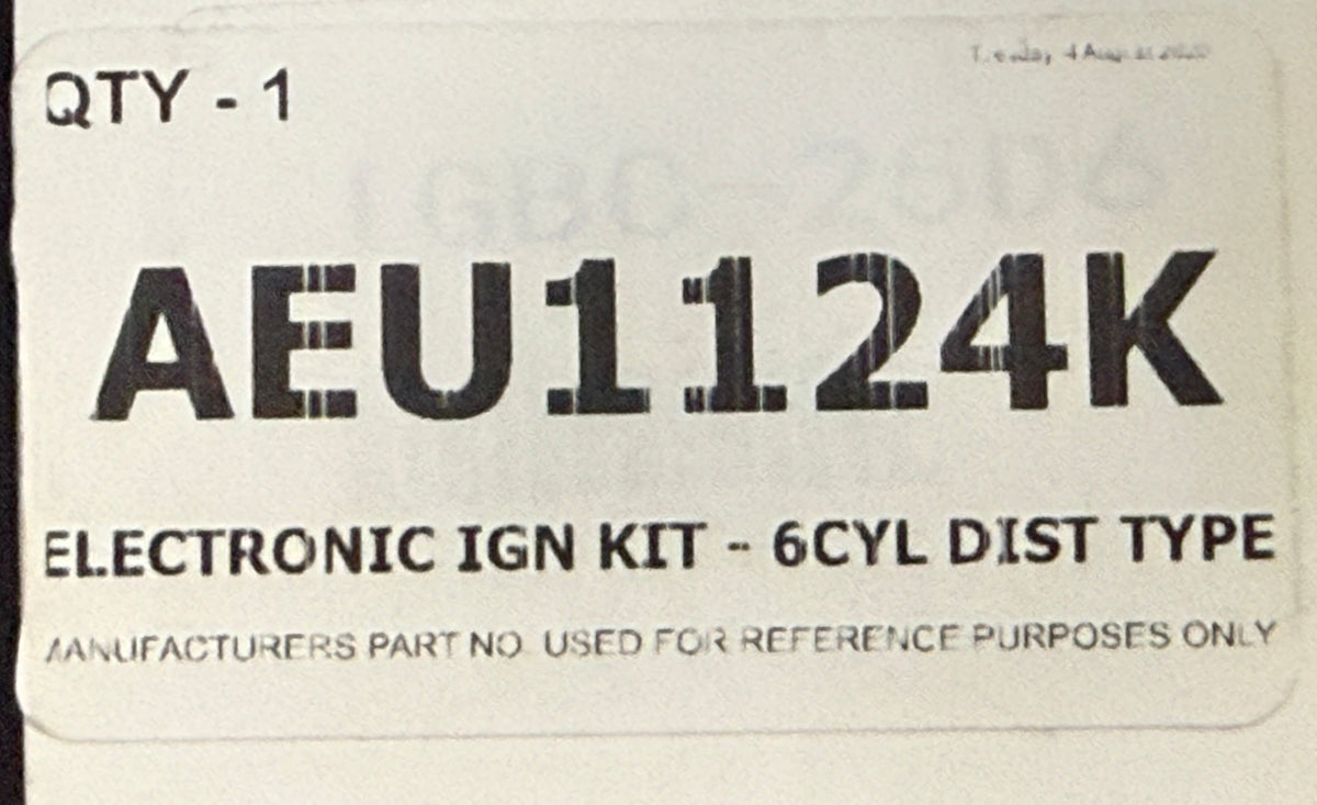 Jaguar ELECTRONIC IGNITION KIT AEU1124K
