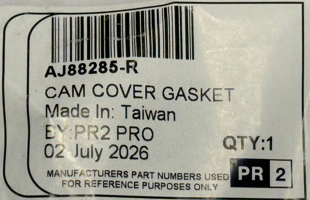 Jaguar CAM COVER GASKET AJ88285
