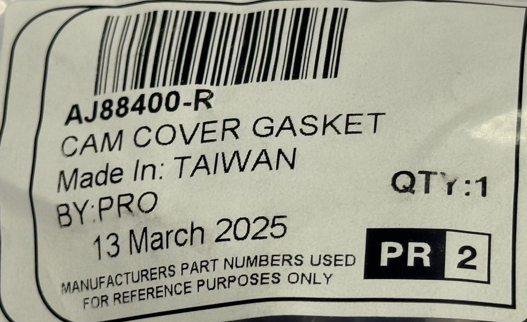 Jaguar CAM COVER GASKET AJ88400