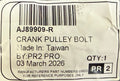 Jaguar CRANKSHAFT PULLEY BOLT AJ89909