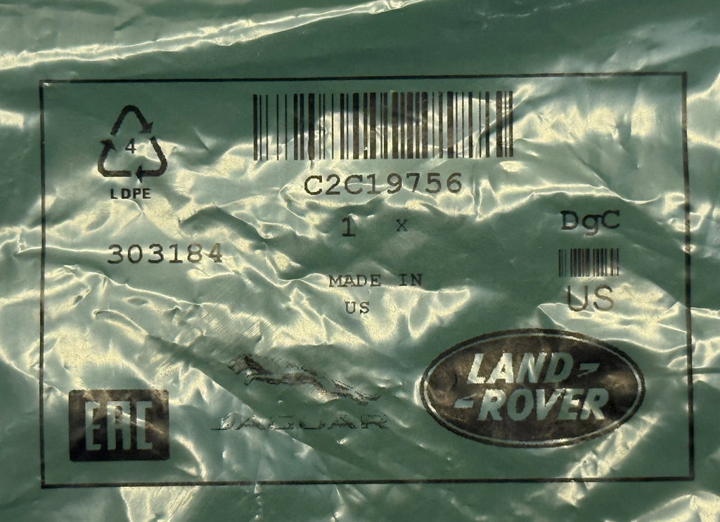 Jaguar INJECTOR SEAL C2C19756