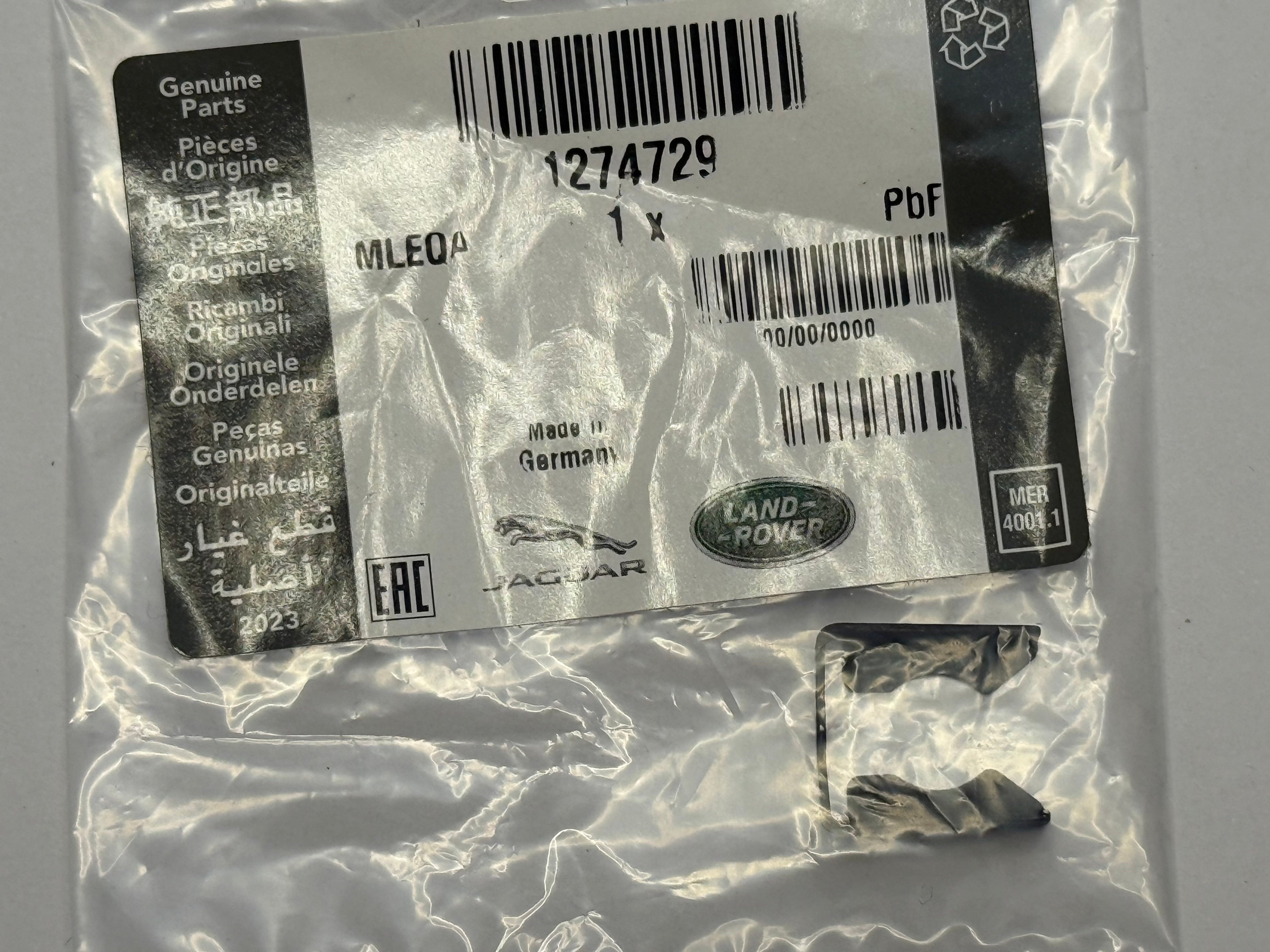 Land Rover FUEL INJECTOR CLIP 1274729