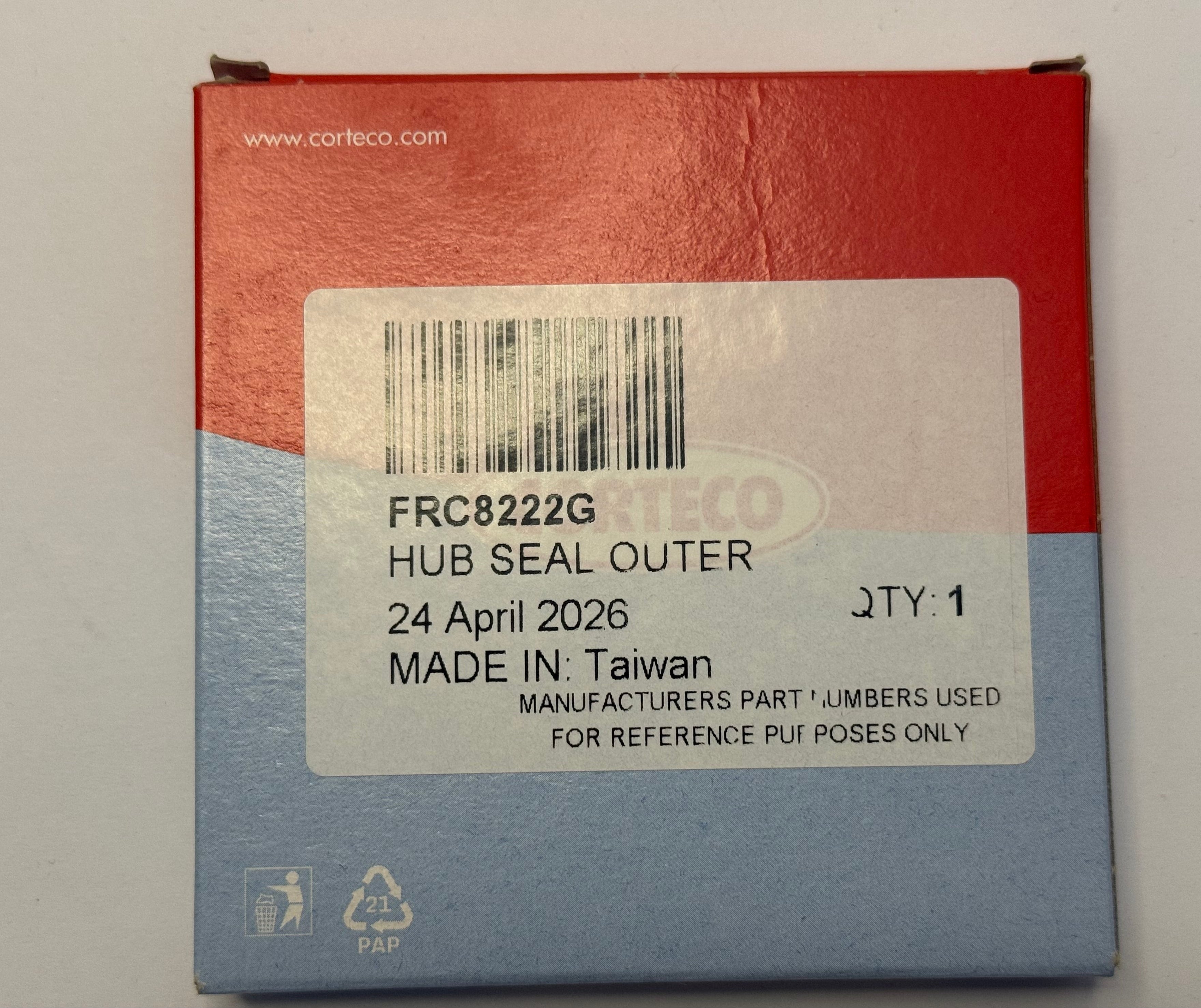 Land Rover, Range Rover HUB SEAL FRC8222