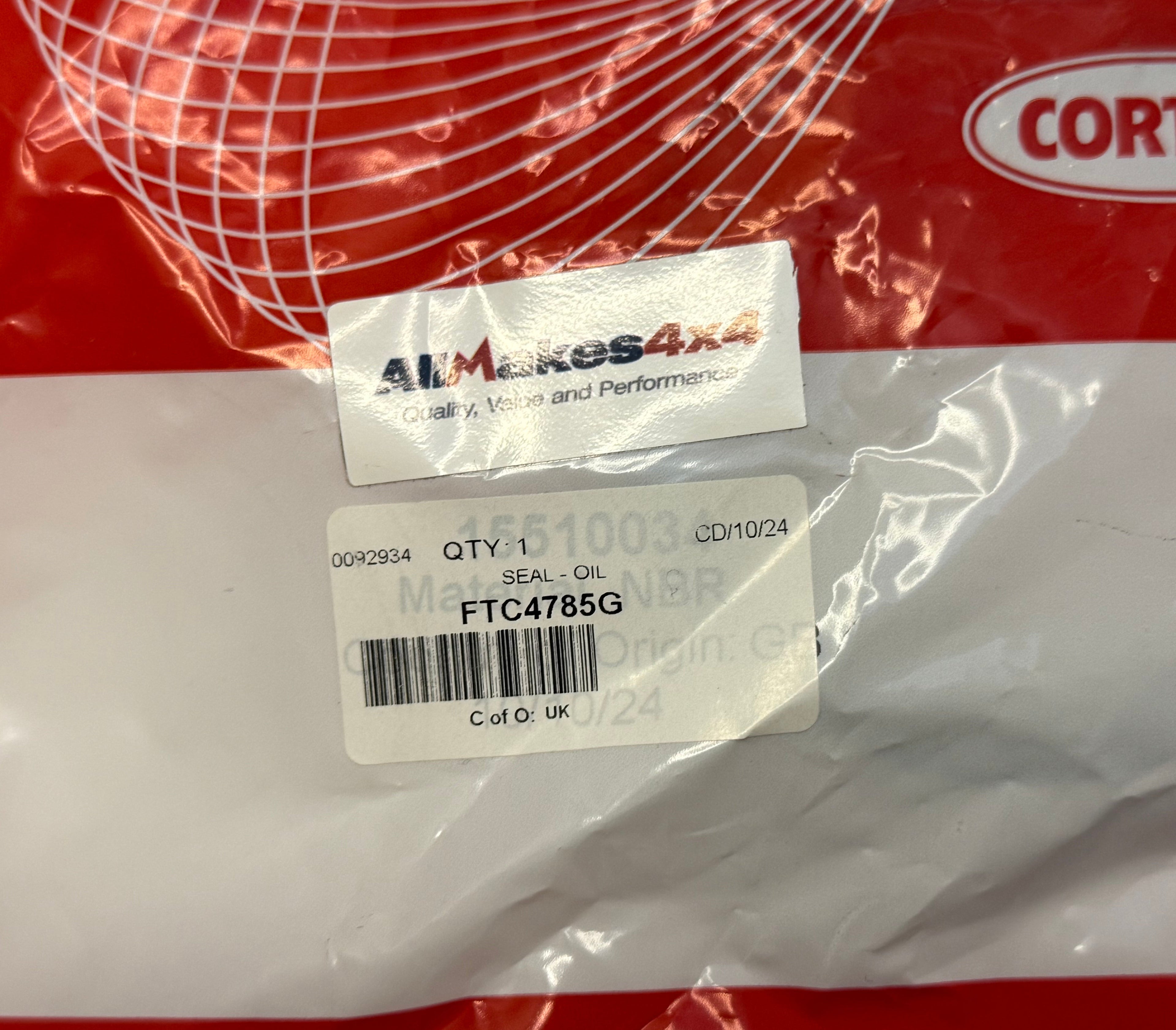Land Rover HUB SEAL FTC4785
