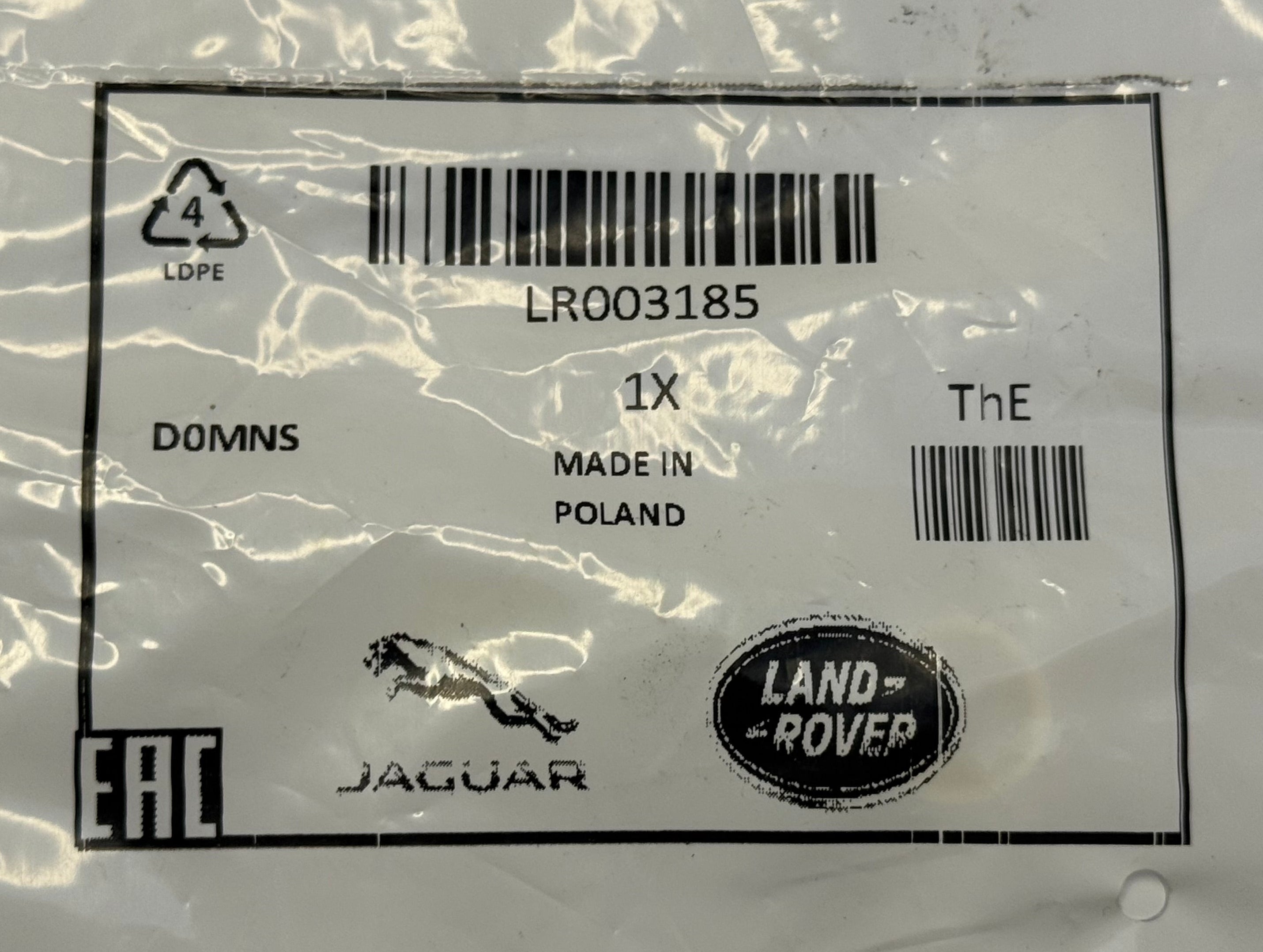 Land Rover, Range Rover A/C ORING LR003185