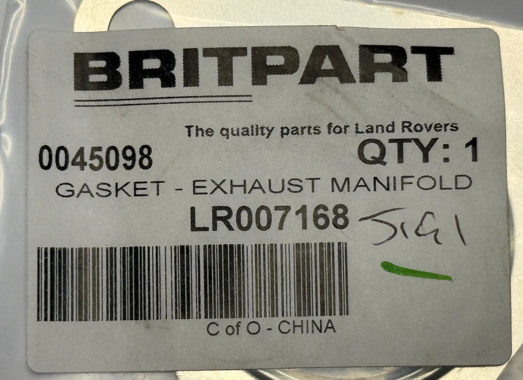 Land Rover EXHAUST MANIFOLD GASKET LR007168