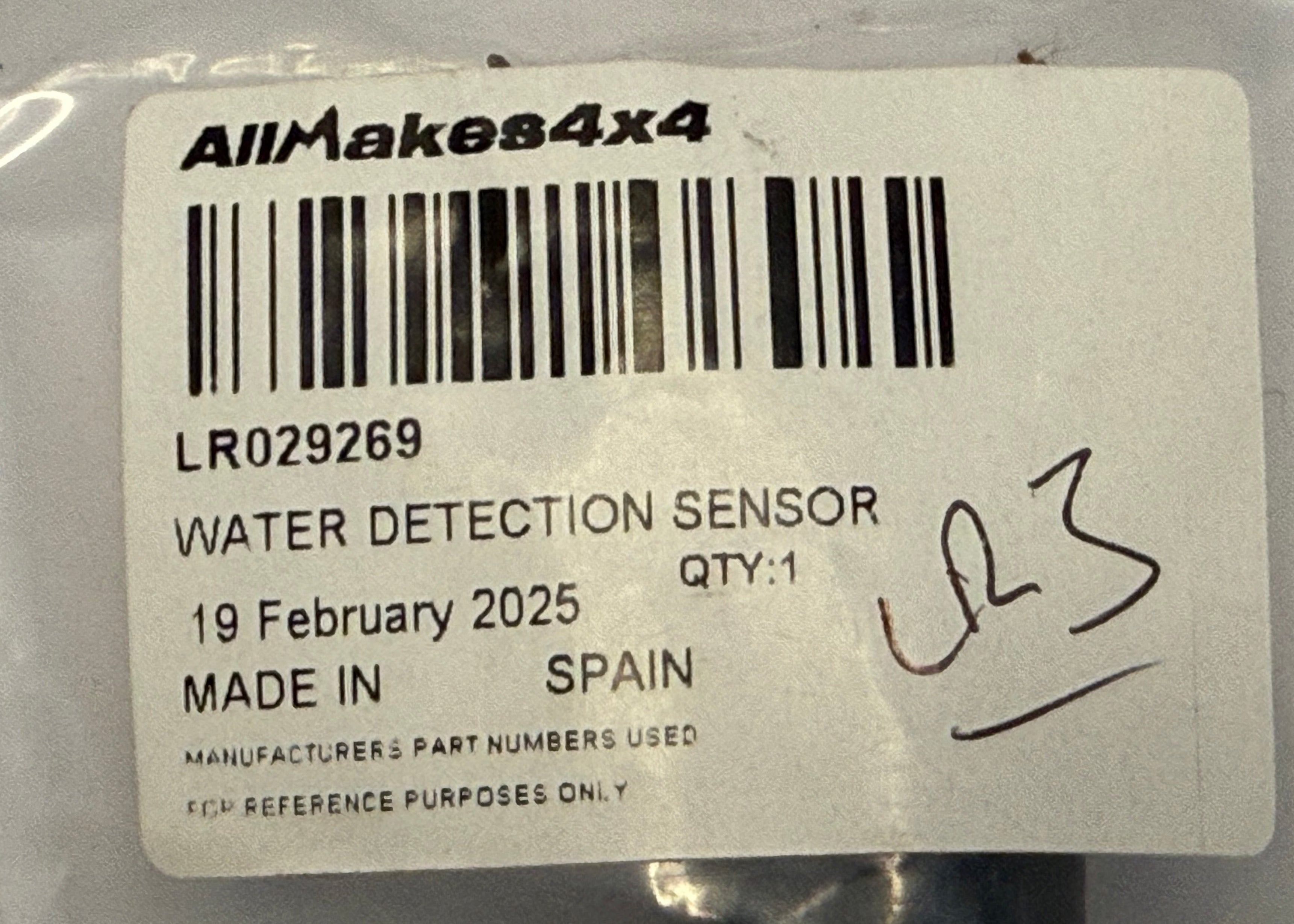 Land Rover, Range Rover WATER DETECTOR SENSOR LR029269