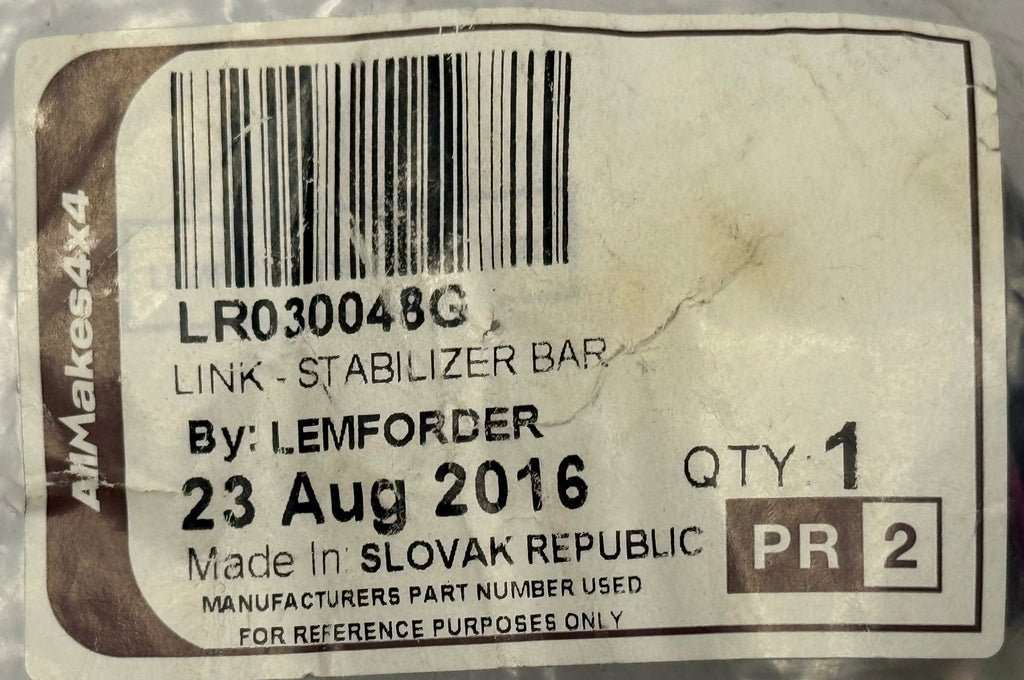 Range Rover REAR SWAY BAR LINK LR030048