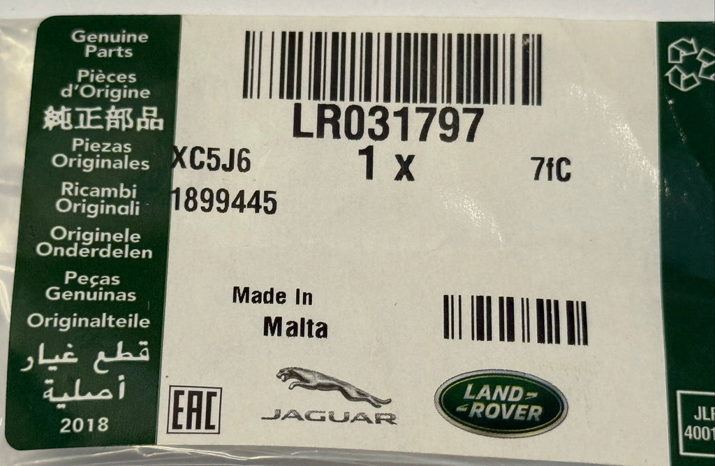 Land Rover, Range Rover O-RING LR031797