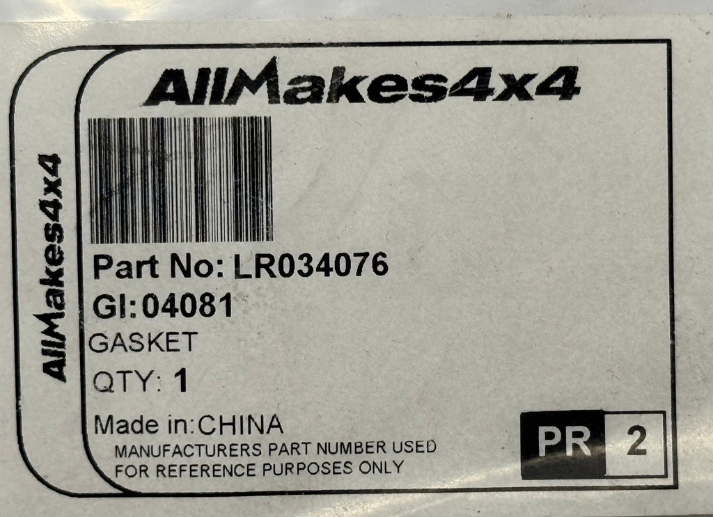 Land Rover EGR GASKET LR034076