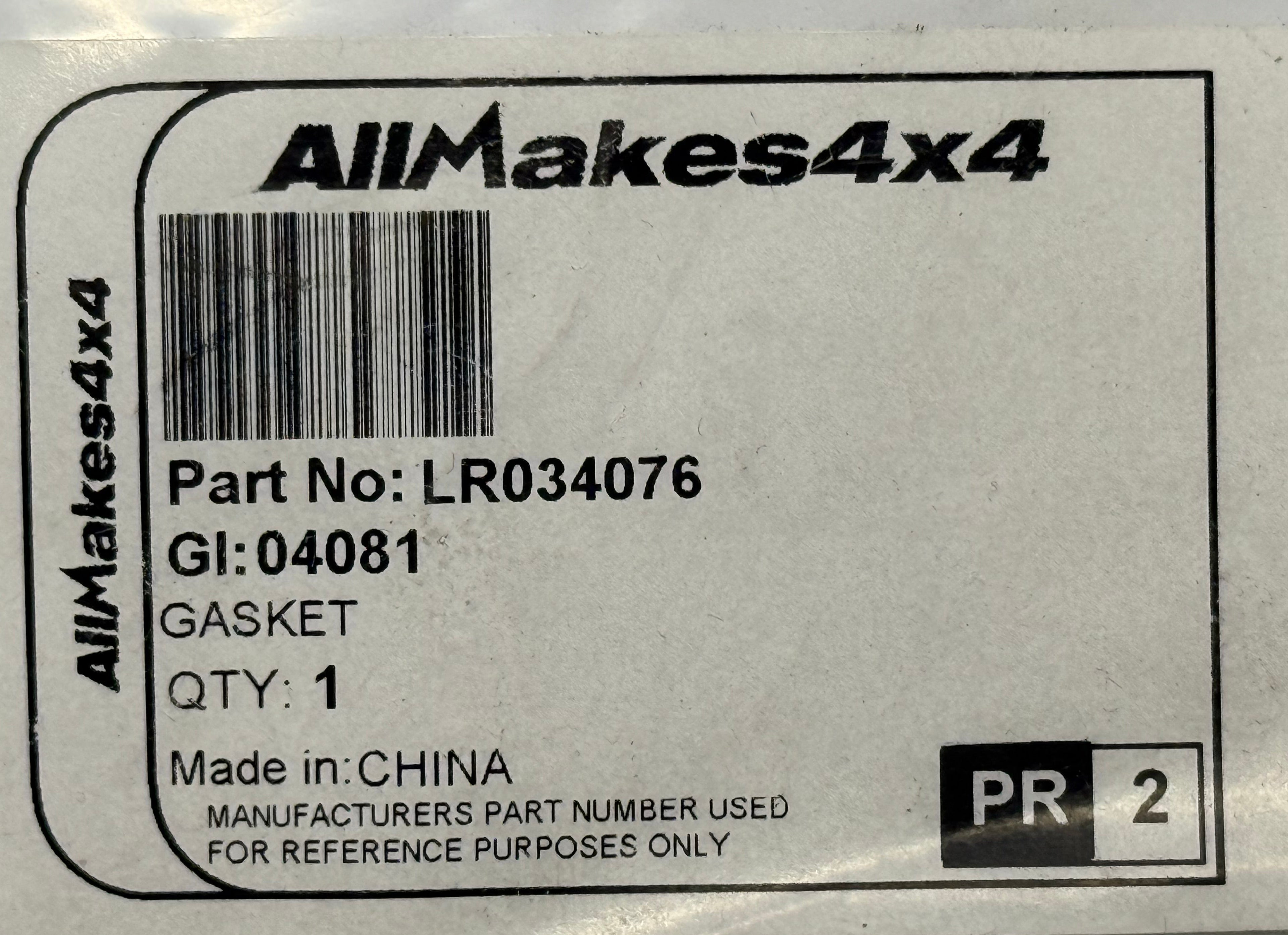 Land Rover EGR GASKET LR034076