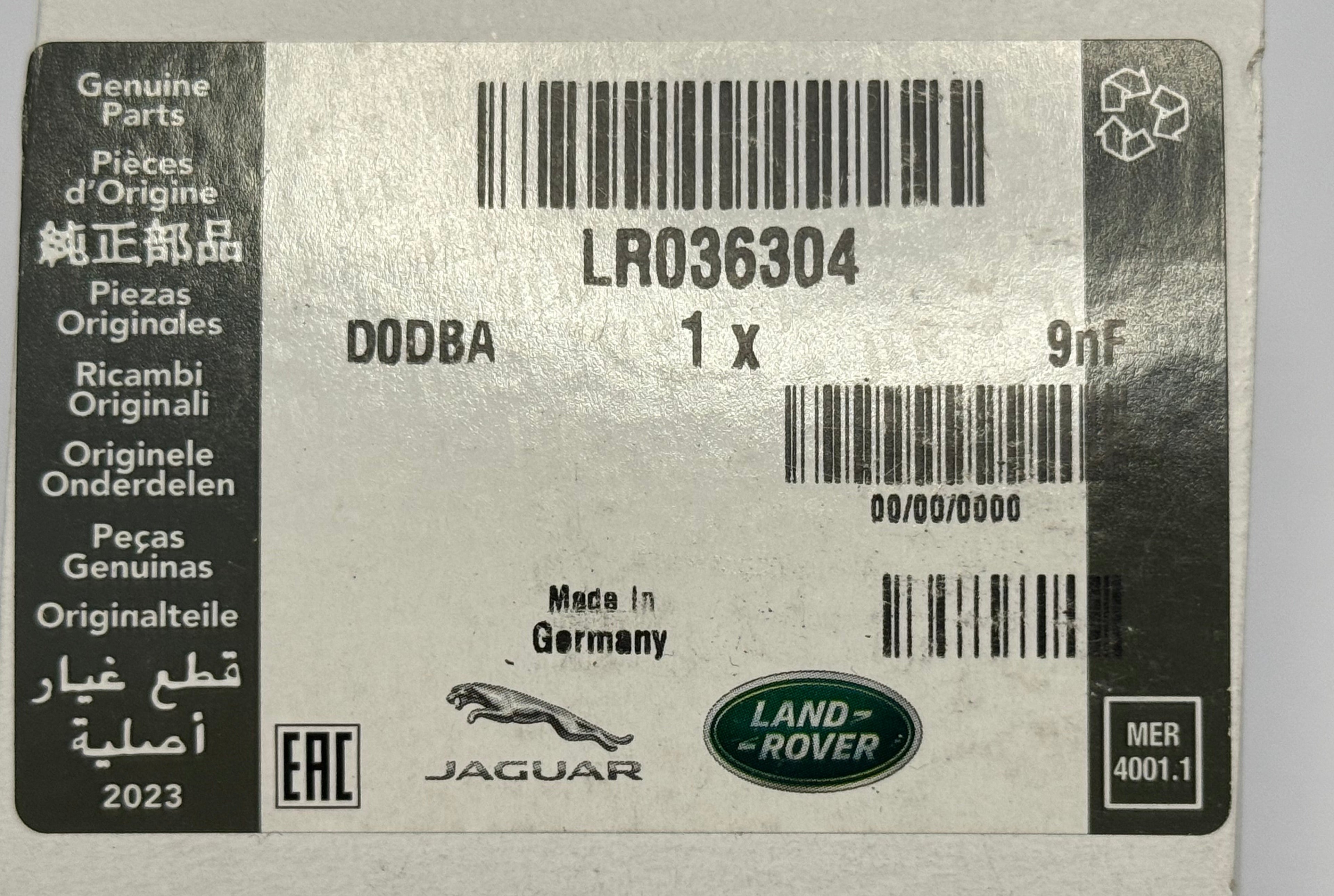 Land Rover, Range Rover IDLER LR036304