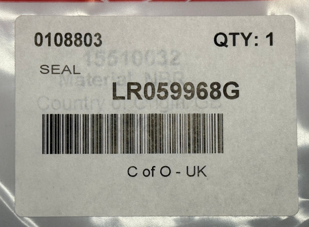 Land Rover SWIVEL HOUSING SEAL LR059968