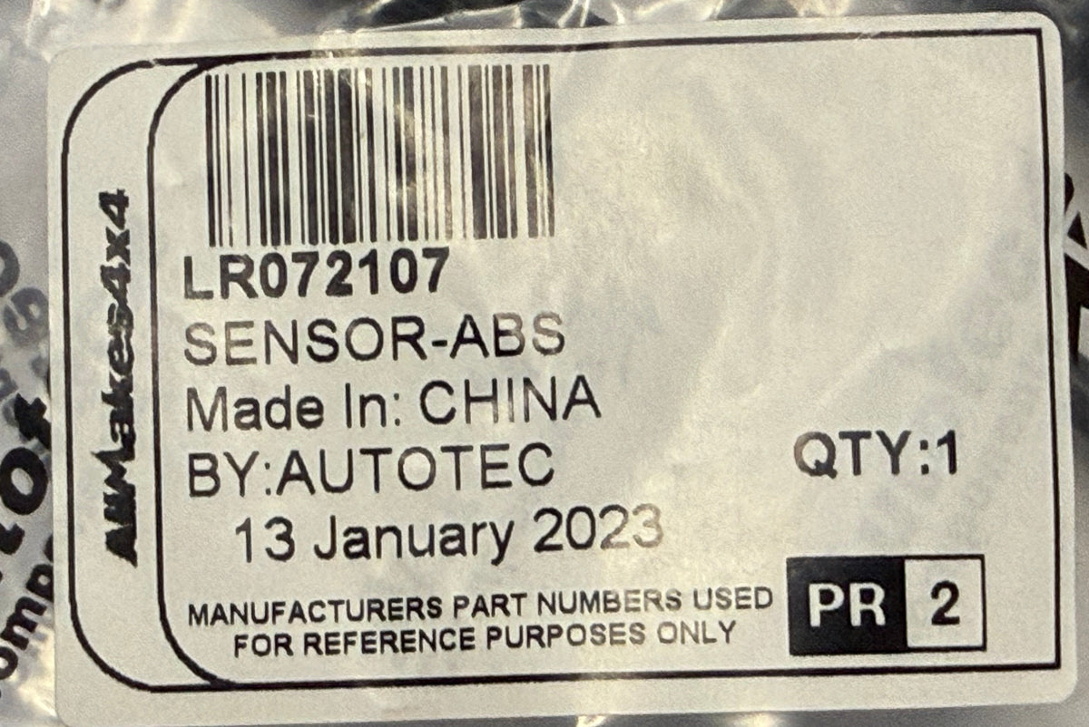 Land Rover SPEED SENSOR LR072107